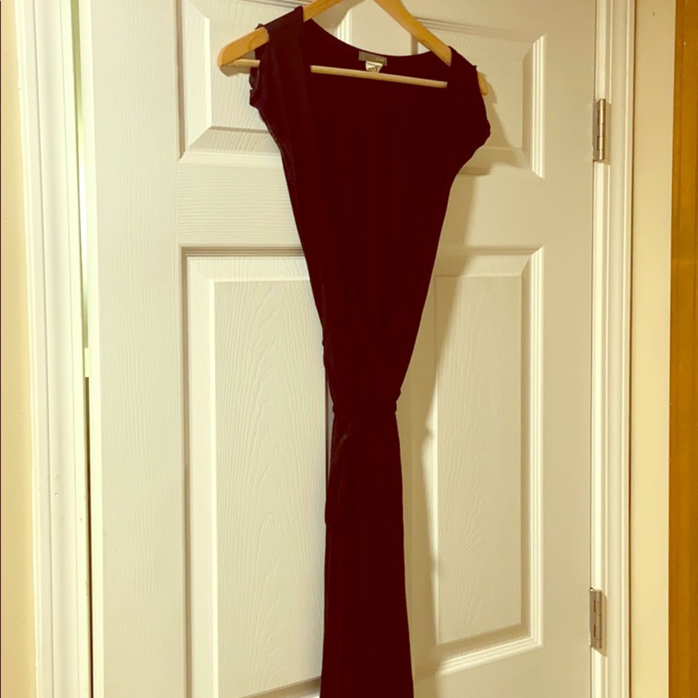 Class mix J.Crew black XS wrap dress with tie